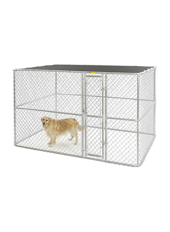 

Midwest K9 Steel Chain Link Portable Kennel, Large, Black