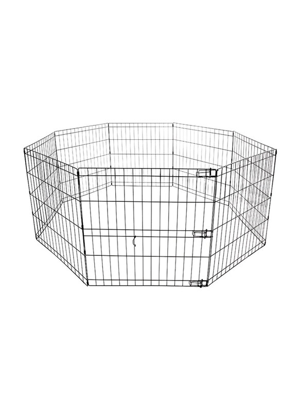 

M-Pets Foldable Puppy Pen M 8 Panels, Small, Black