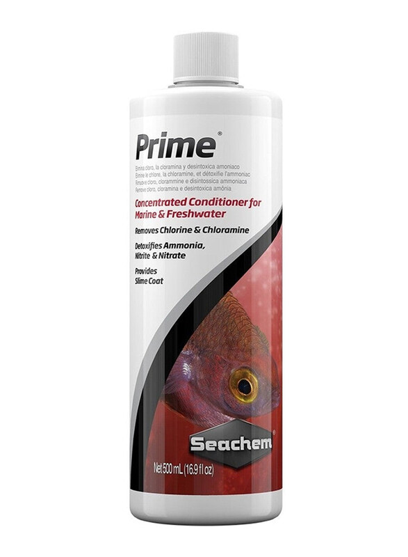 

Seachem Prime Concentrated Conditioner for Aquarium, 500ml, Red