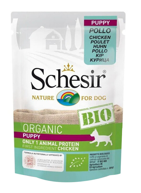 

Schesir Puppy Bio Chicken Wet Dog Food, 8 x 85g