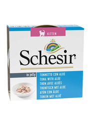 Schesir Tuna With Aloe Kitten Wet Food (Can), 7 x 85g