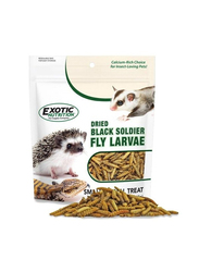 Exotic Nutrition Dried Black Soldier Fly Larvae, 1.5oz