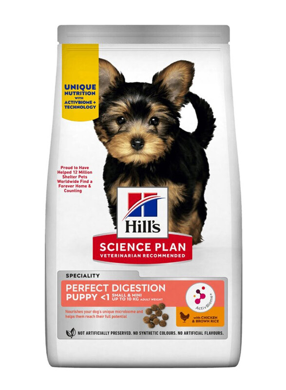 

Hill's Science Plan Perfect Digestion Dry Food for Small & Mini Dogs, 1.5Kg