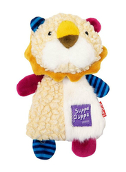 Gigwi Suppa Puppa Lion Squeaker/Crincle Inside Toy, Multicolour