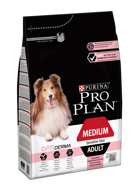 

Purina Pro Plan Medium Adult Sensitive Skin Dog Salmon Dry Food, 3Kg