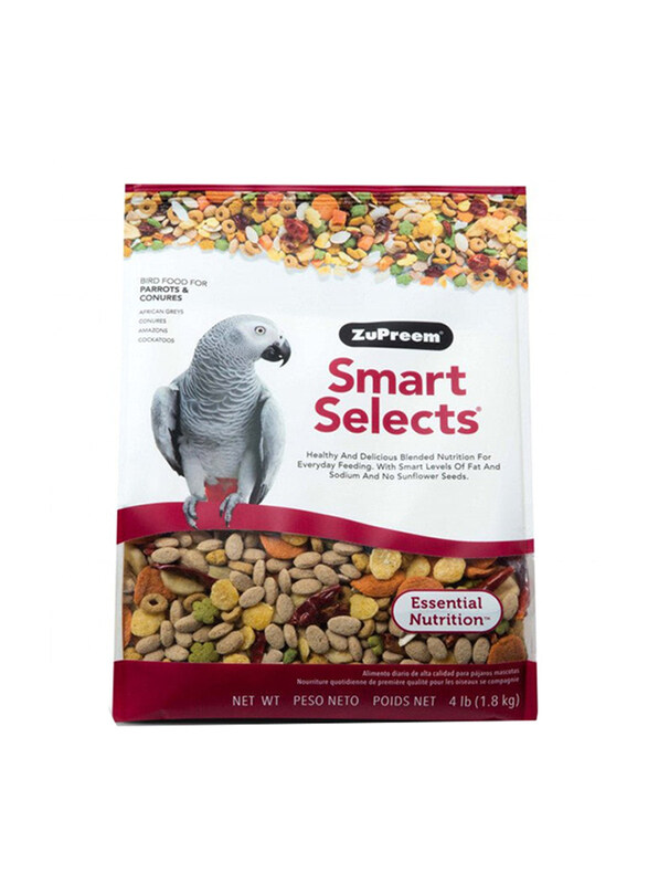 

Zupreem Smart Selects Parrots & Conures Dry Bird Food, 1.8 Kg