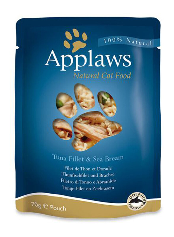 

Applaws Tuna Fillet with Sea Bream Wet Cat Food, 3 x 70g