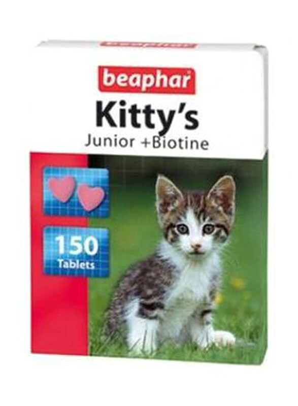 

Beaphar Kittys Biotine Dry Food for Cats, 150 Pieces