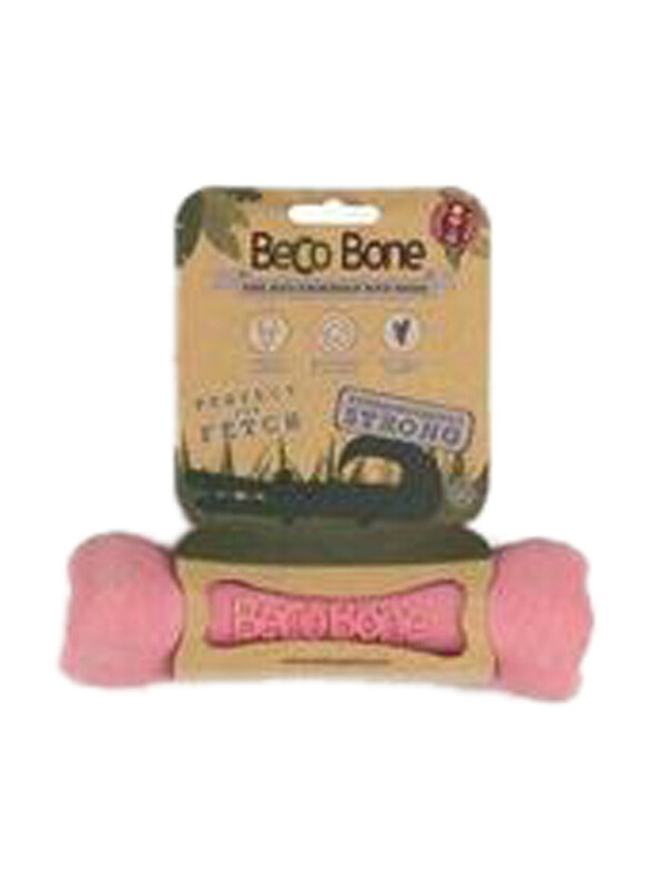 

Beco Natural Rubber Bone Dog Toy, S, Pink