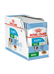 Royal Canin Size Health Nutrition Mini Puppy Wet Food for Dogs, 12 x 85g