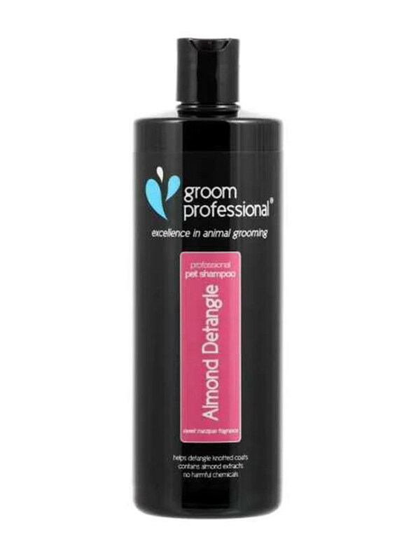 

Groom Professional Almond Detangle Dog Shampoo, 450ml, Black