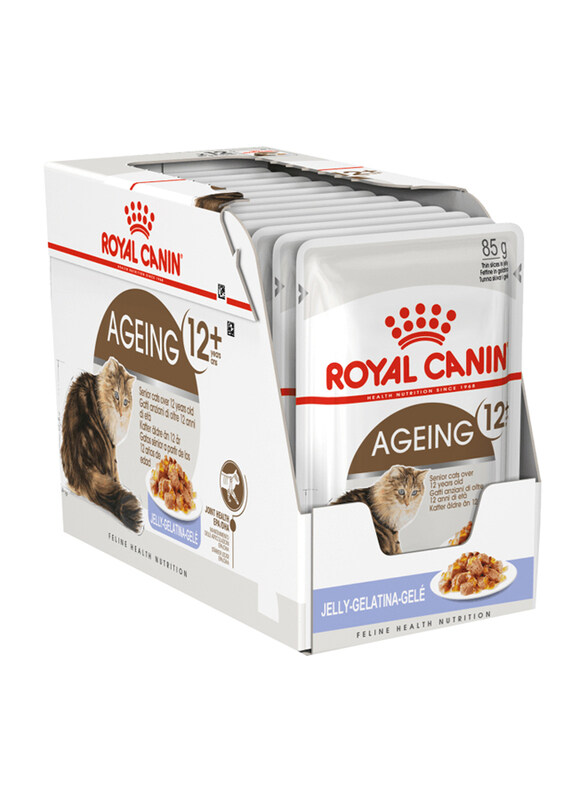 

Royal Canin Feline Health Nutrition Ageing +12 Jelly Wet Cat Food, 24 x 85g