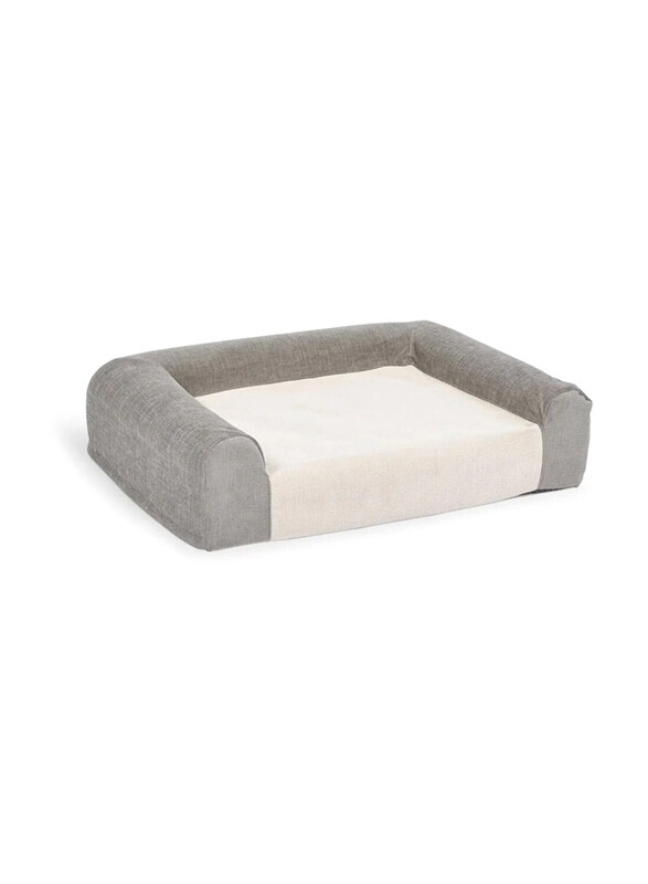 

Midwest Signature Quiettime Memory Foam Sofa Bed for Cats & Dogs, Small, Grey