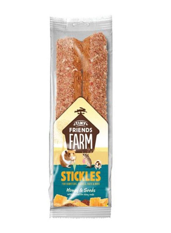 

Tiny Friends Farm Honey & Seeds Stickles Dry Small Animal Food, 100g