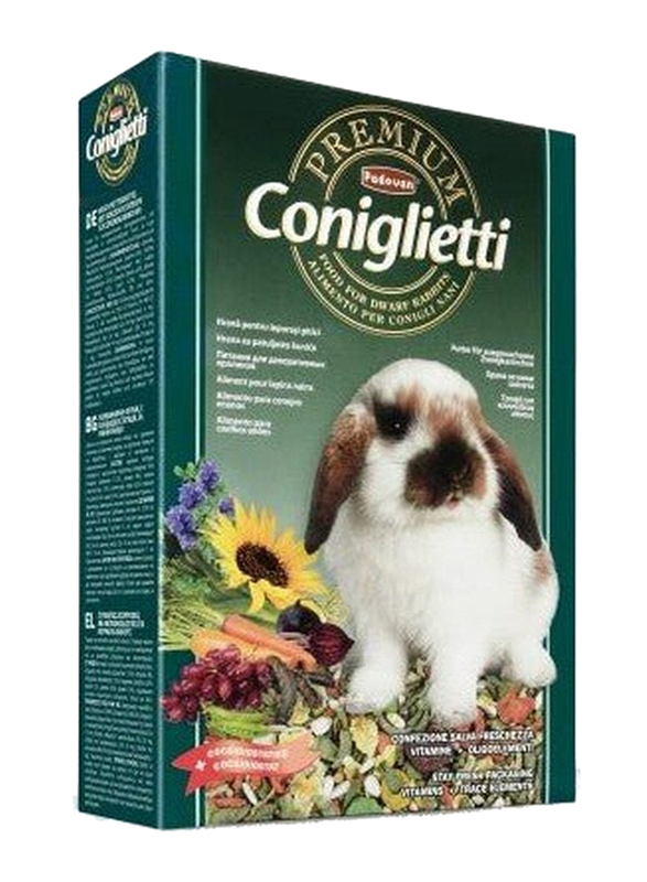 Padovan Premium Coniglietti Dry Food for Rabbits, 500g