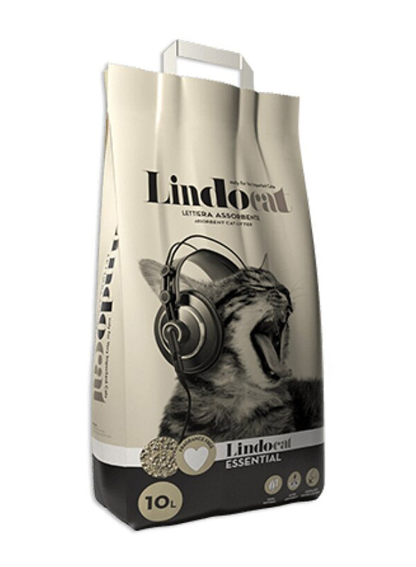 

Lindocat Essential Absorbent Cat Litter, 10L, Grey