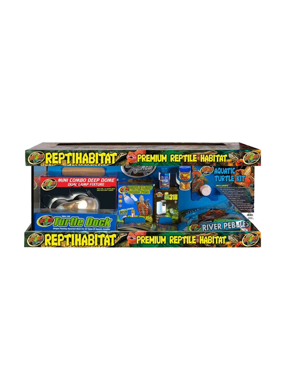 

Zoomed Repti Habitat Aquatic Turtle Kit, Multicolour