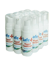 Safe4 Virucidal Foam Hand Sanitizer, 12 x 50ml