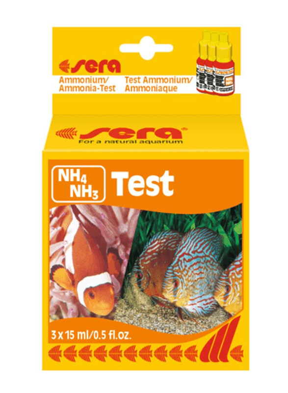 

Sera Ammonium Ammonia NH4/NH3 Test, 15ml, Multicolour