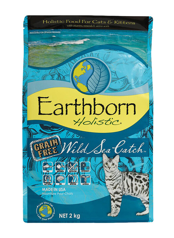 

Earthborn Holistic Wild Sea Catch Cat Dry Food, 2 Kg