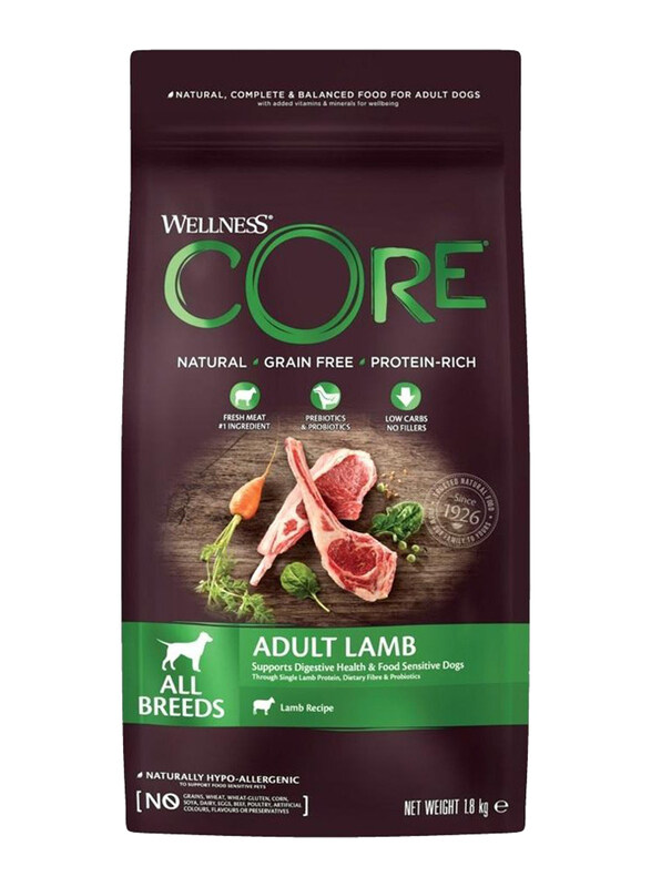 

Wellness Core Lamb All Breeds Dog Dry Food, 1.8Kg