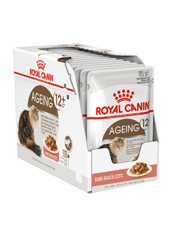 

Royal Canin Feline Health Nutrition Ageing +12 Gravy Wet Cat Food, 24 x 85g