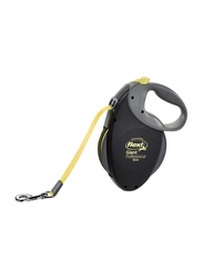 Flexi Giant Tape Dog Leash, Large, 10m, Yellow/Black