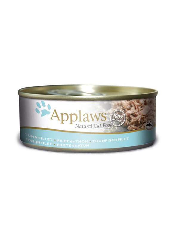 

Applaws Tuna Fillet Wet Cat Food, 3 x 156g