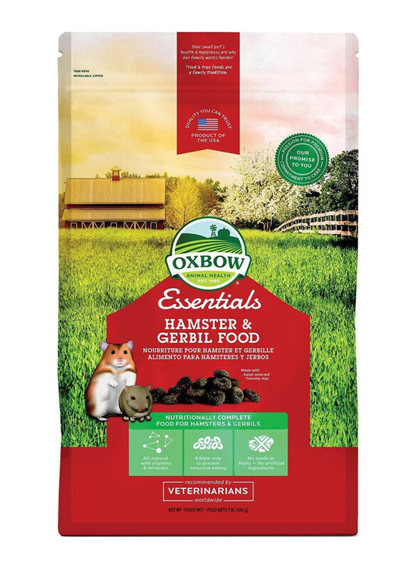 

Oxbow Essentials Hamster & Gerbil Dry Small Animal Food, 454g