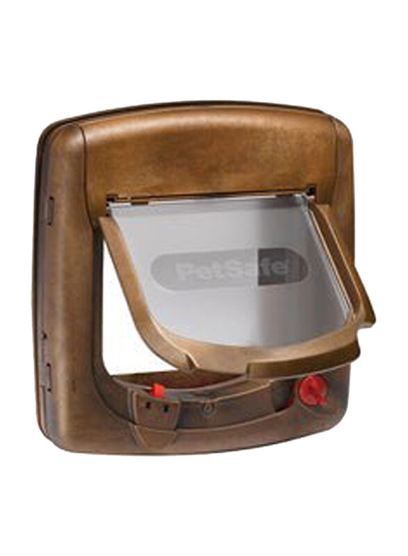 

PetSafe 4 Way Locking Deluxe Cat Flap, Wood Grain