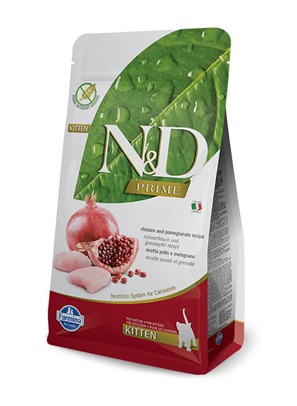 

Farmina N&D Prime Chicken & Pomegranate Dry Kitten Food, 300g