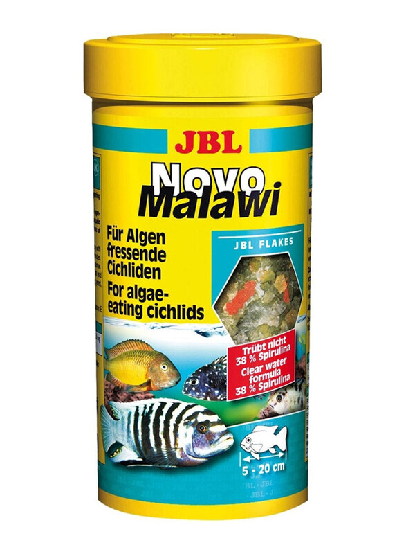 

JBL Novo Malawi Main Food for Algae Eating Cichlids, 250ml