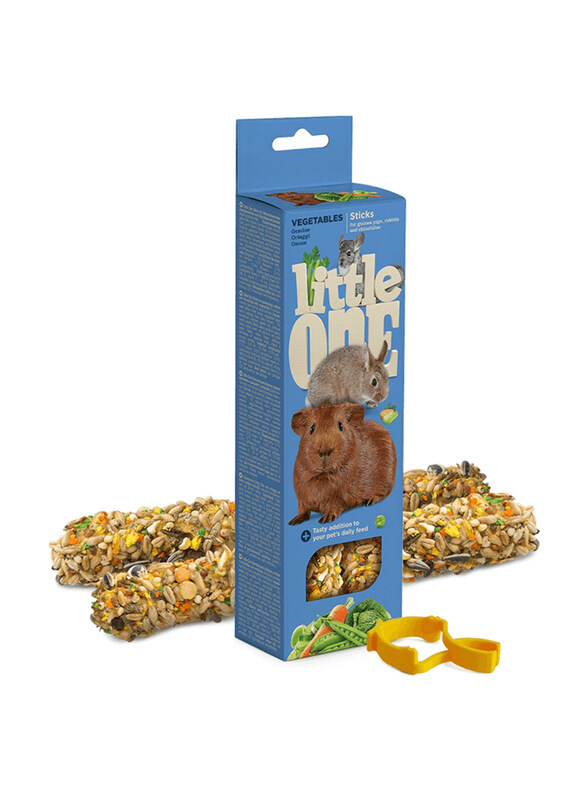 

Little One Sticks With Vegetables Dry Food for Guinea Pigs, Rabbits, Degus And Chinchillas, 2 x 60g