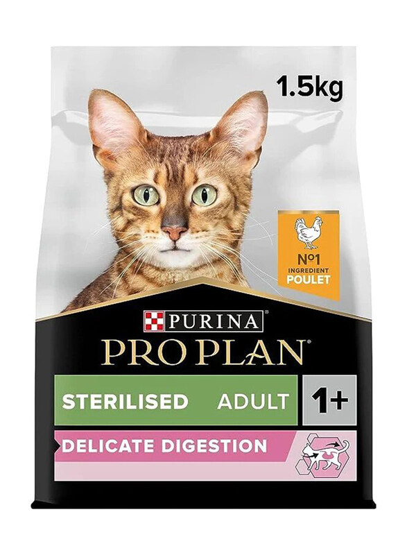 

Purina Pro Plan Sterilised Chicken Dry Cat Food, 1.5 Kg