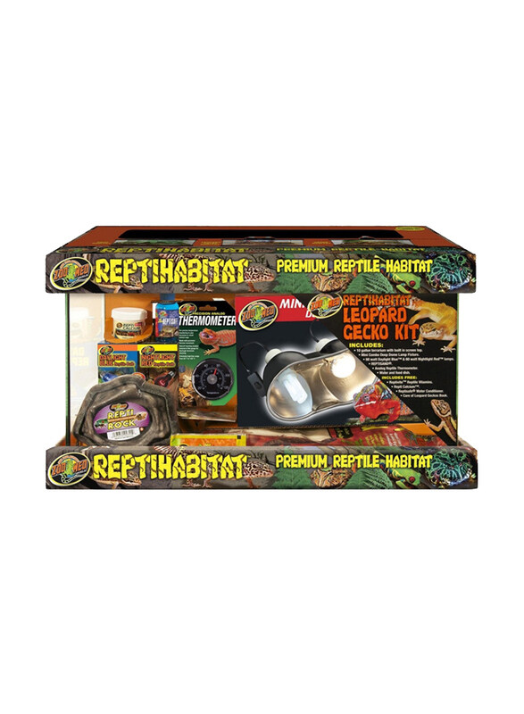 

Zoomed Reptihabitat Leopard Gecko Uk Kit, Multicolour