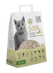 M-Pets Soya Organic Non Scented Cat Litter 100% Biodegradable, 10L, Beige