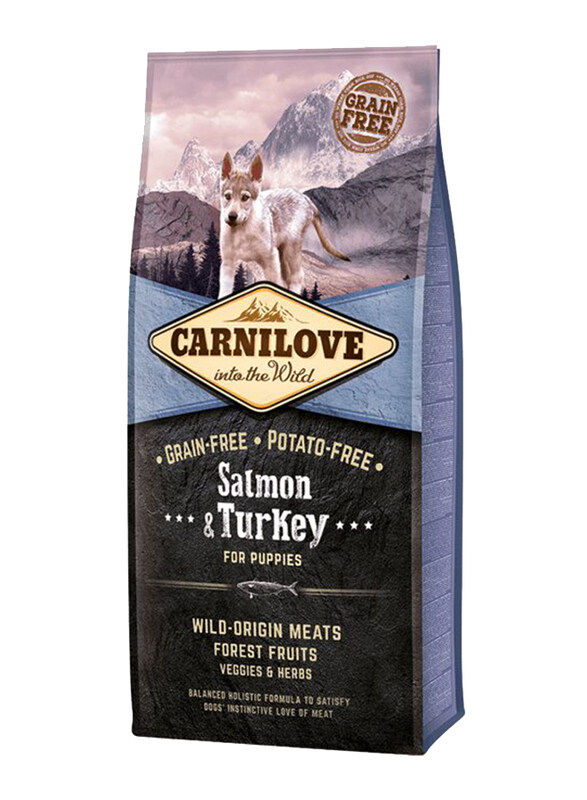 

Carnilove Salmon & Turkey Puppies Dry Food, 1.5Kg