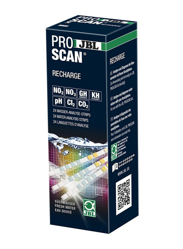 

JBL ProScan Recharge 24 Water Analysis Strips for Fresh Water, Multicolour