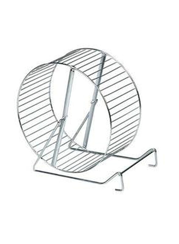 

Flamingo 12cm Metal Wheel for Small Pets, Silver