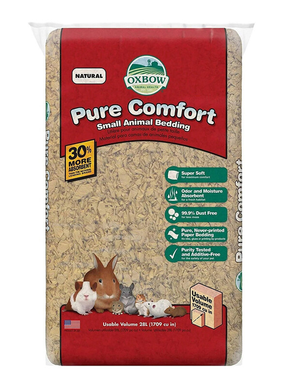 

Oxbow Small Pet Pure Comfort Bedding Blend, 8.2 Liter, Beige