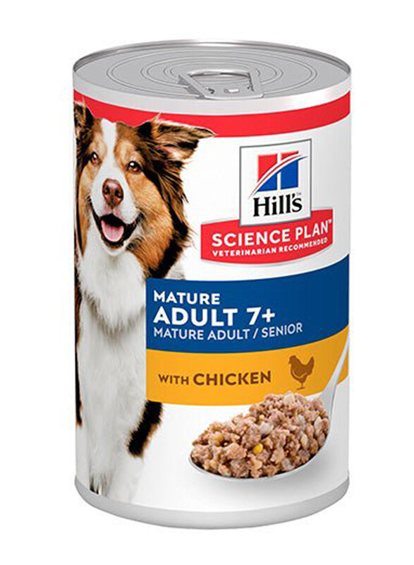 

Hill's Science Plan Mature Adult 7+ Dog Food with Chicken, 12 x 370g