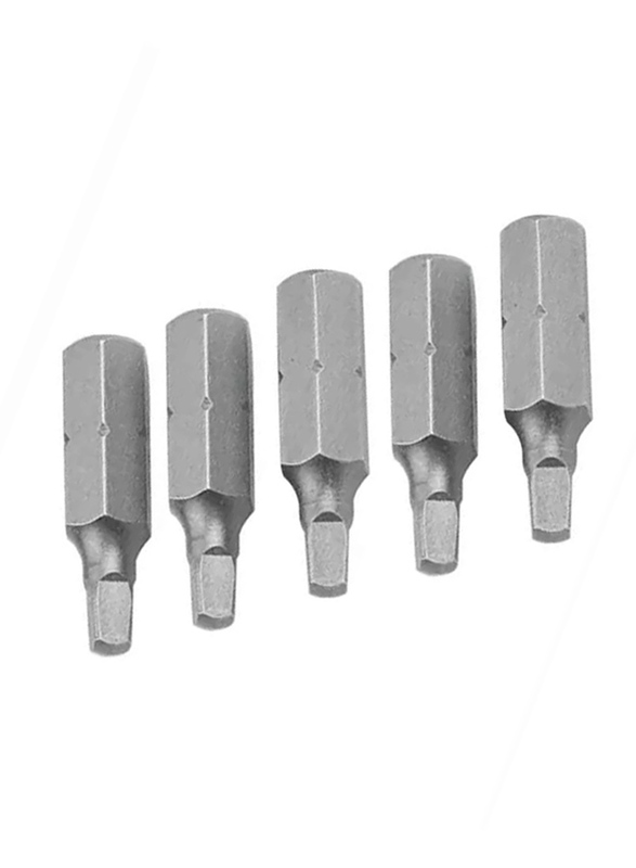 Tolsen PH2 x 25mm Industrial Screwdriver Bits Set, 5 Pieces, 20271, Silver