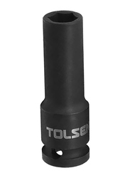 Tolsen 8mm 0.5-Inch Industrial Impact Socket, 18258, Black