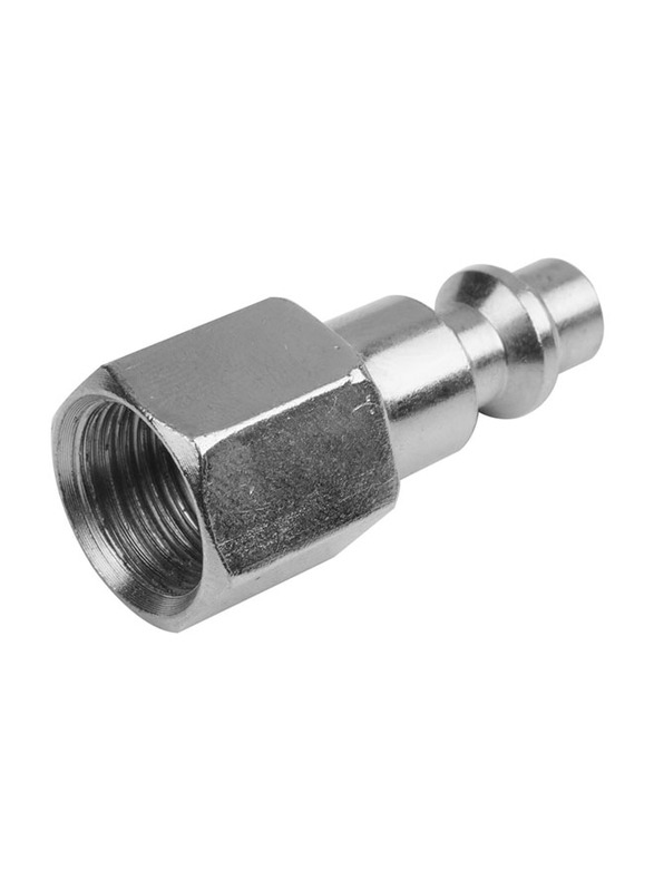 Tolsen G1/4-inch Female Steel Industrial Quick Coupler, 72802, Silver