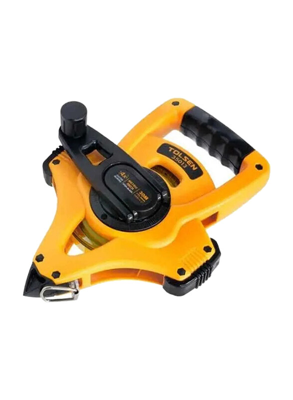 

Tolsen 30m Industrial Steel Measuring Tools Tape, 35013, Orange/Black