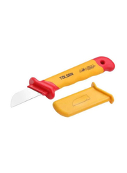 Tolsen 50x180mm Insulated Cable Knife, V50418, Yellow