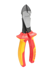 Tolsen 180mm Premium Line Insulated Diagonal Cutting Tools Pliers, Yellow/Red