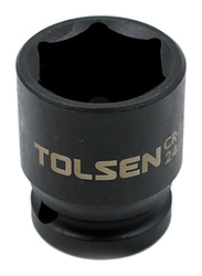 Tolsen 18mm 1/2 inch Industrial Impact Socket, 18218, Black