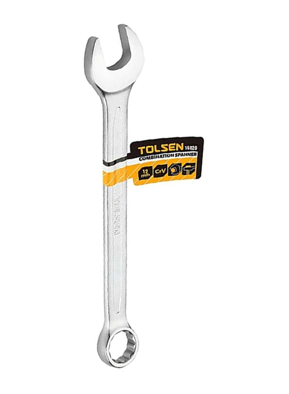 Tolsen 23mm Industrial Combination Spanner, 15831, Silver