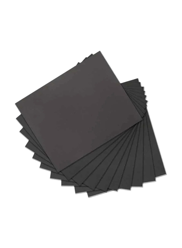 Tolsen 10-Piece Abrasive Paper Sheet Set, 32404, Black